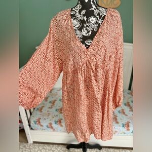 H&M size large relaxed fit flowy dress